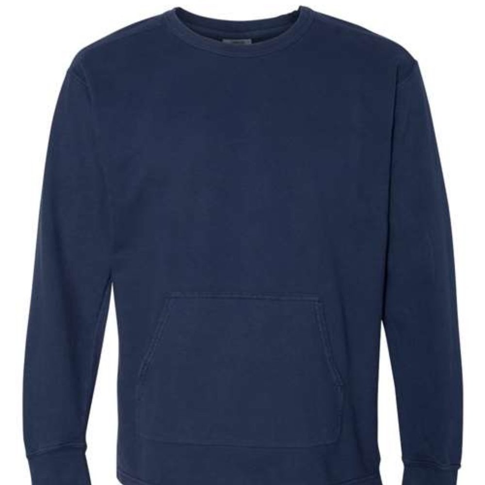 New, w/o tag. Comfort Colors, French Terry Pullover, Unisex, True Navy, Large